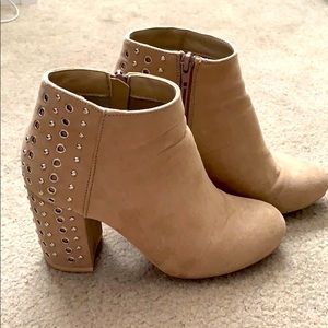 Taupe booties